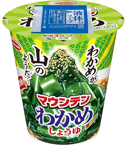 Amazon.co.jp: エースコック ミニわかめラーメン ごま・しょうゆ 38g